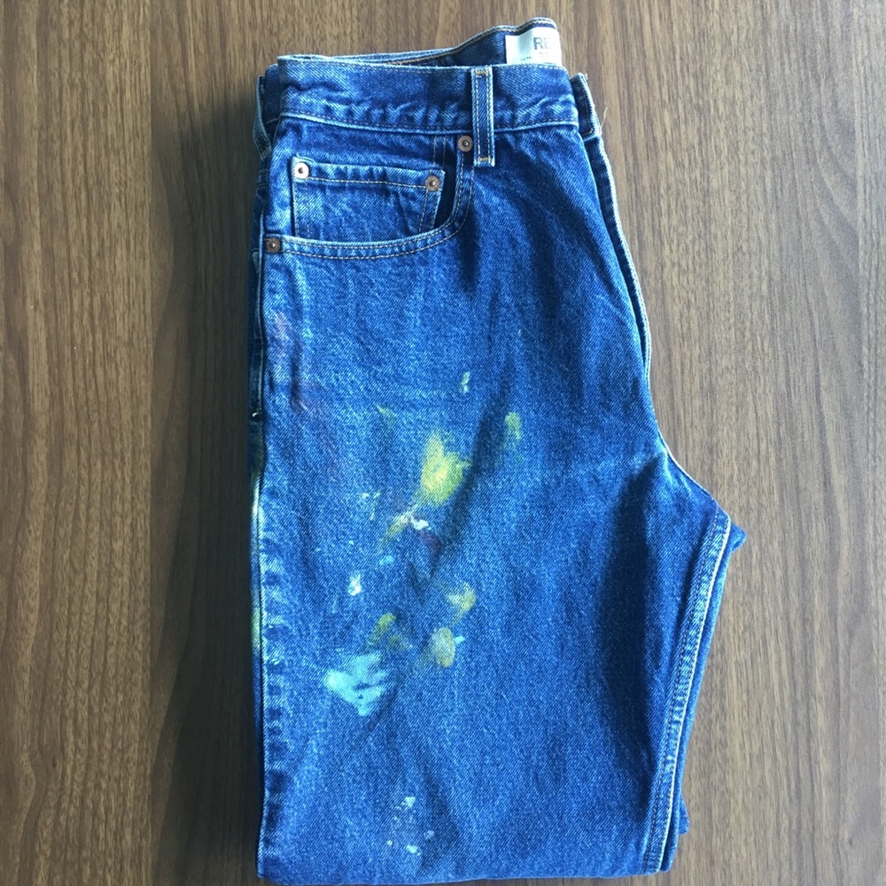 Levi’s 550 Relaxed Fit Painted/Ripped Jeans